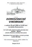 Domousnické vinobraní (leták, 2008)