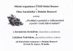 Povídání o postních a velikonočních zvycích v české lidové kultuře (leták)